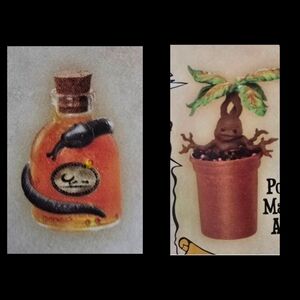 RARE! Unused Chaser Harry Potter Miniverse Mini Potion Armadillo bile & Mandrake